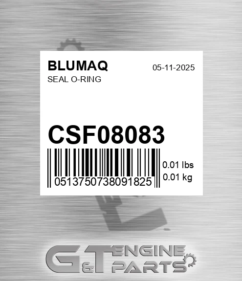 CSF08083 Seal O-ring