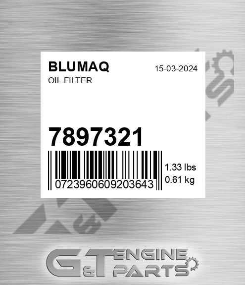 7897321 BLUMAQ Oil Filter