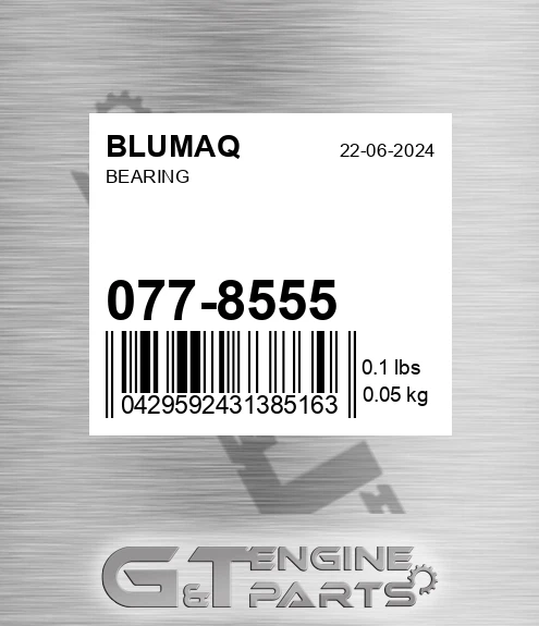 077-8555 Bearing for BLUMAQ