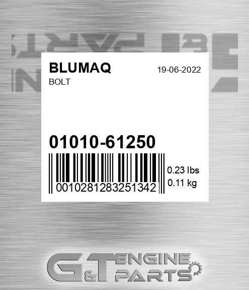 01010-61250 Bolt for BLUMAQ