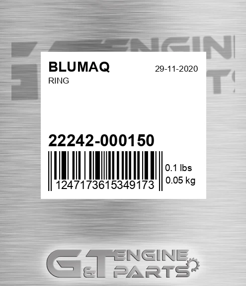 22242-000150 Ring for BLUMAQ