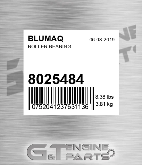 8025484 Roller Bearing for BLUMAQ