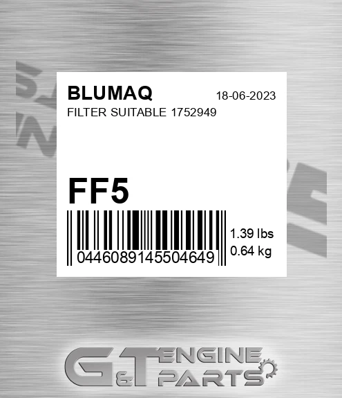 FF5 Filter Suitable 1752949
