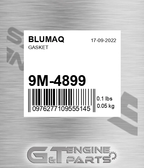9M-4899 Gasket for BLUMAQ