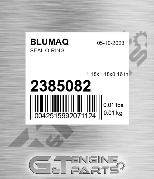 238-5082 Seal O-ring for BLUMAQ