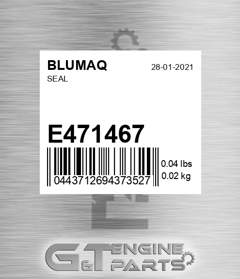 E471467 BLUMAQ Seal