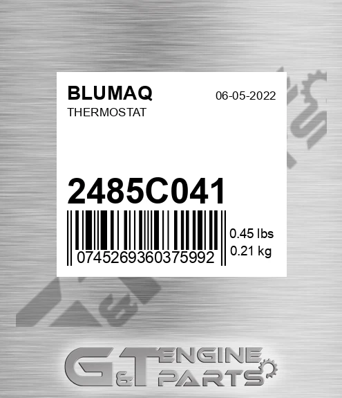 2485C041 Thermostat for BLUMAQ