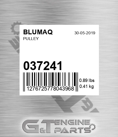 037.241 Pulley for BLUMAQ