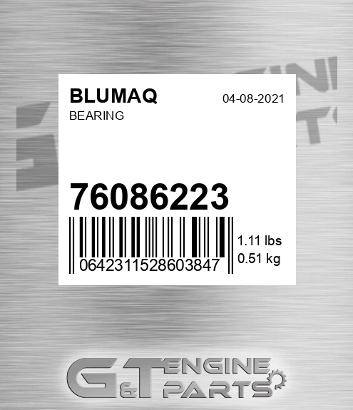 76086223 Bearing