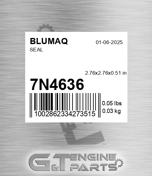 7N-4636 Seal for BLUMAQ