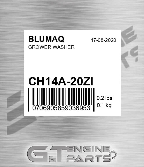 CH14A-20ZI Grower Washer