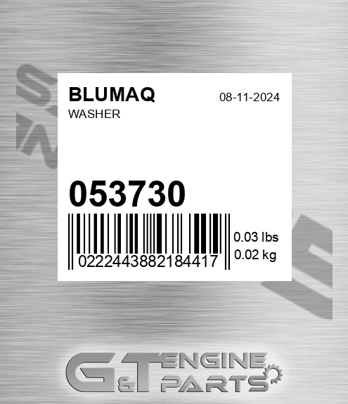053730 Washer for BLUMAQ