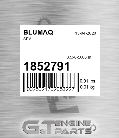 185-2791 BLUMAQ Seal