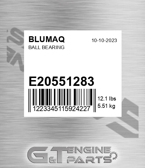 E20551283 Ball Bearing for BLUMAQ