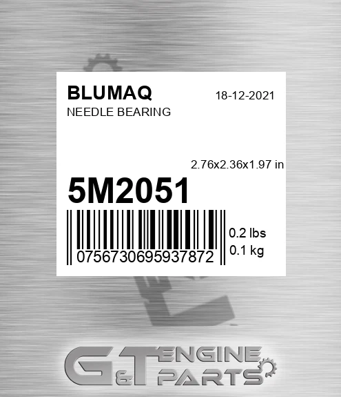 5M-2051 Needle Bearing
