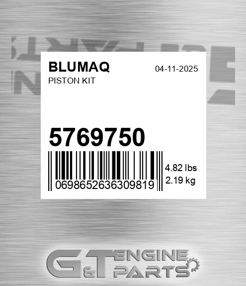 5769750 Piston Kit for BLUMAQ