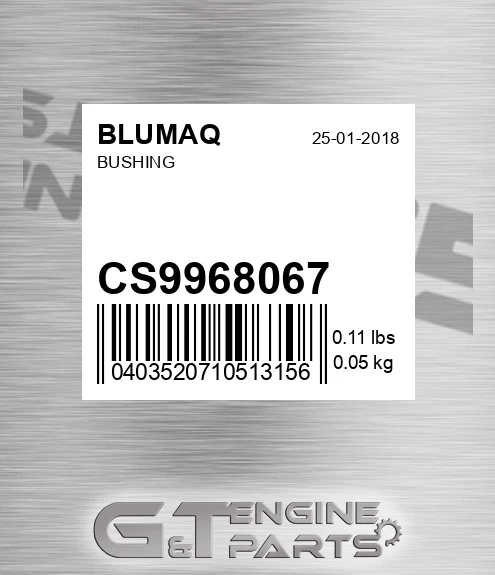 CS9968067 Bushing