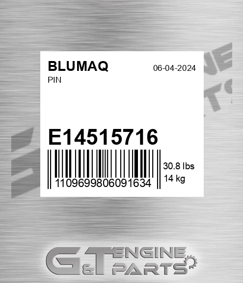 E14515716 Pin for BLUMAQ