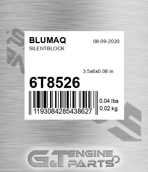6T-8526 Silentblock for BLUMAQ