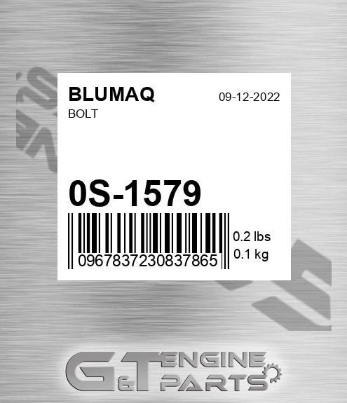 0S-1579 Bolt for BLUMAQ