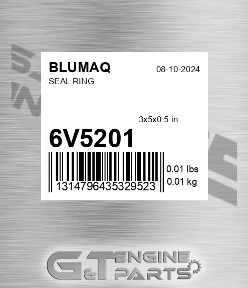 6V-5201 Seal Ring for BLUMAQ