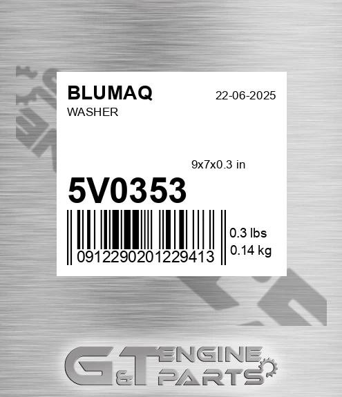 5V-0353 Washer for BLUMAQ