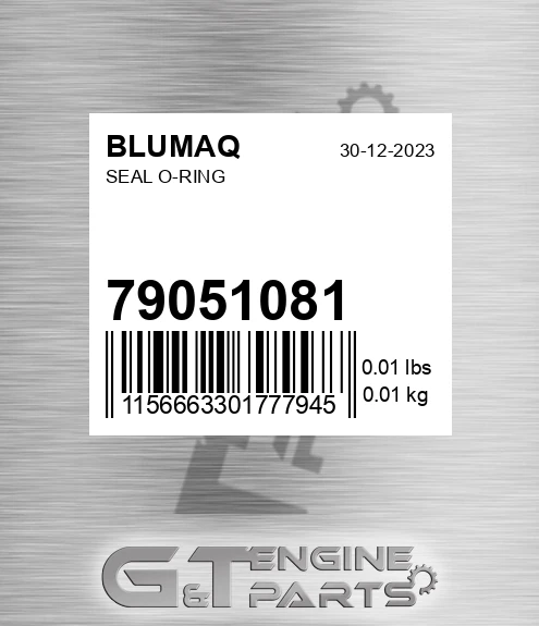 79051081 BLUMAQ Seal O-ring