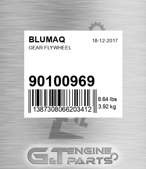 901.00969 Gear Flywheel for BLUMAQ