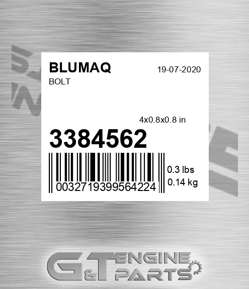 338-4562 Bolt