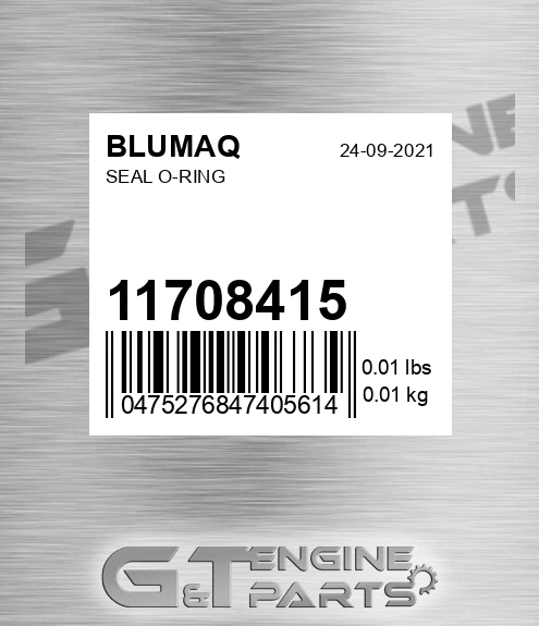 11708415 Seal O-ring for BLUMAQ