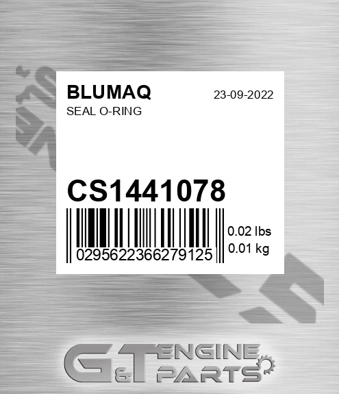 CS1441078 Seal O-ring