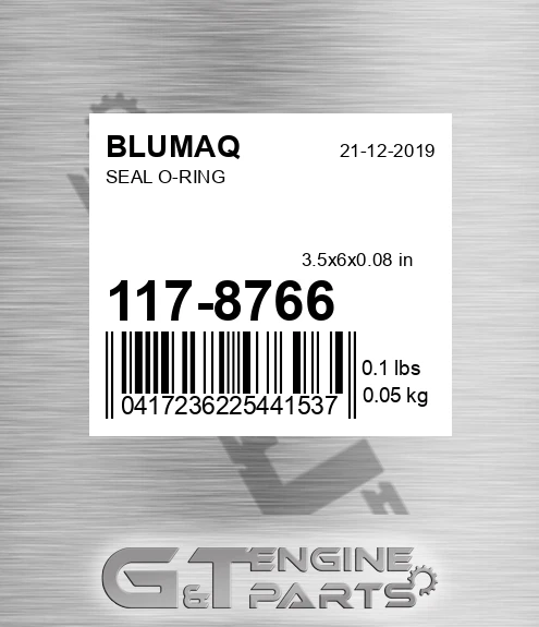 117-8766 Seal O-ring for BLUMAQ