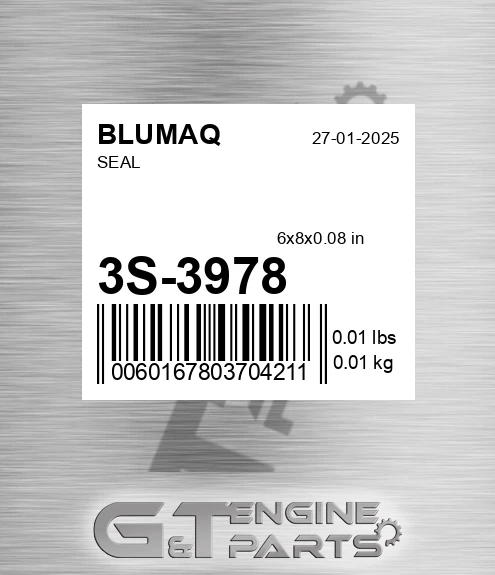 3S-3978 Seal for BLUMAQ