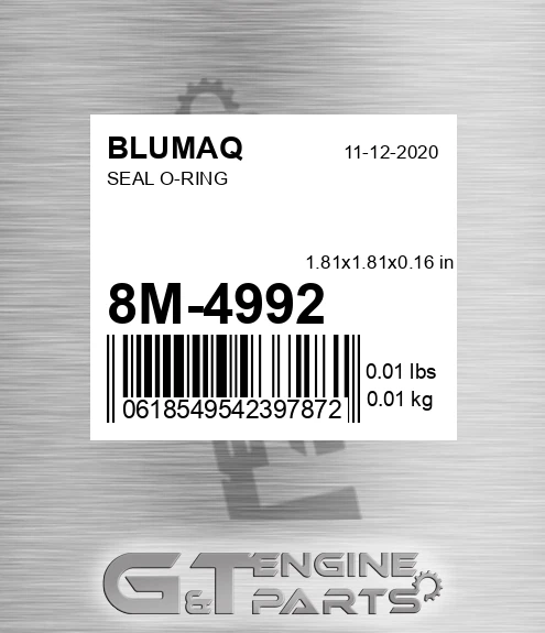 8M-4992 Seal O-ring for BLUMAQ