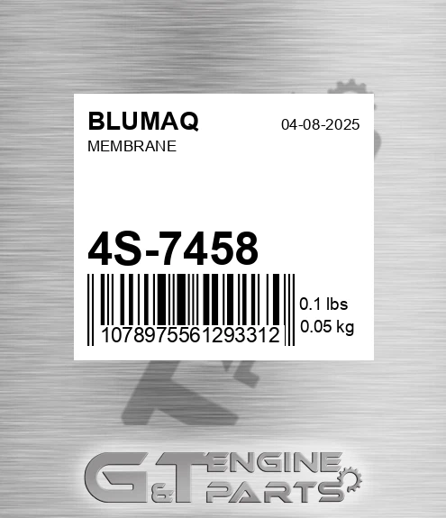 4S-7458 Membrane for BLUMAQ