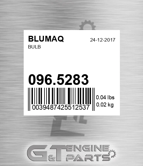 096.5283 Bulb for BLUMAQ