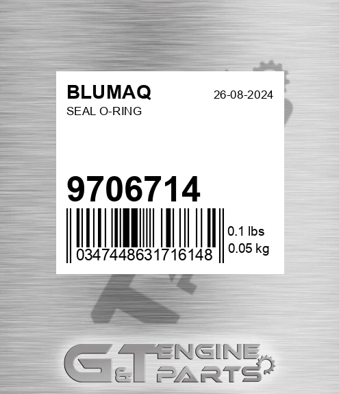 9706714 Seal O-ring