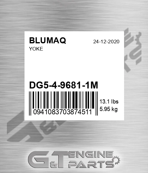 DG5-4-9681-1M Yoke for BLUMAQ