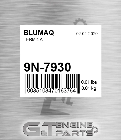 9N-7930 Terminal for BLUMAQ