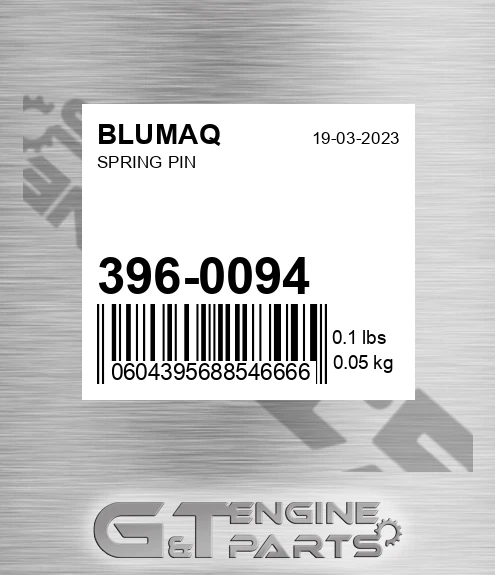 396-0094 BLUMAQ Spring Pin