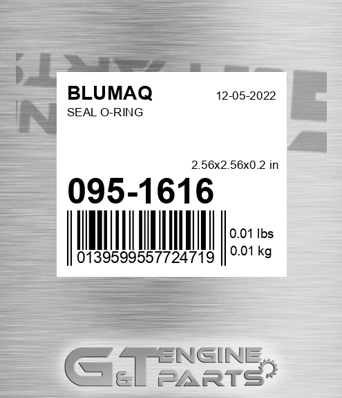 095-1616 Seal O-ring for BLUMAQ