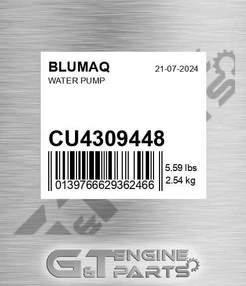 CU4309448 BLUMAQ Water Pump