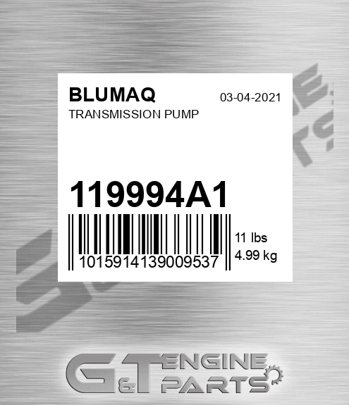 119994A1 Transmission Pump