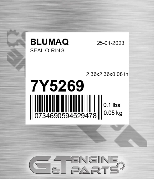 7Y-5269 Seal O-ring for BLUMAQ