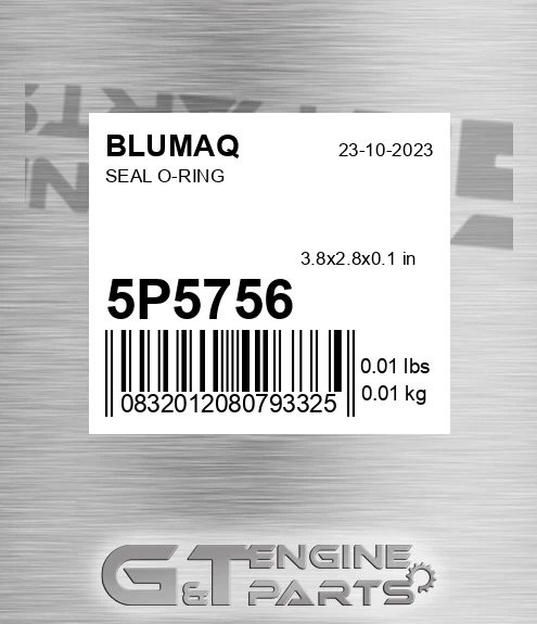 5P-5756 Seal O-ring for BLUMAQ