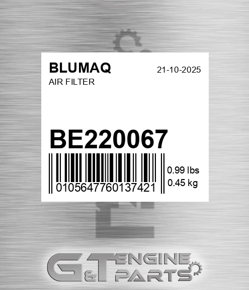 BE220067 BLUMAQ Air Filter