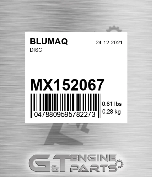 MX152067 BLUMAQ Disc