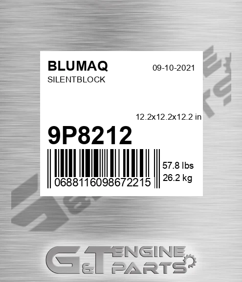 9P-8212 Silentblock for BLUMAQ