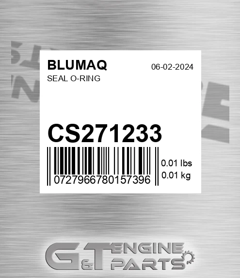 CS271233 Seal O-ring