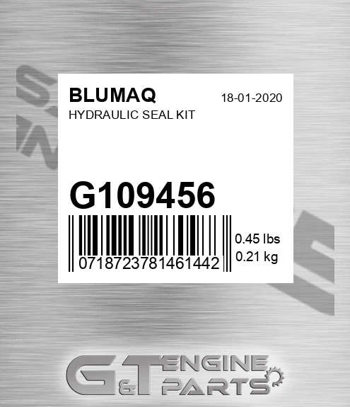 G109456 BLUMAQ Hydraulic Seal Kit